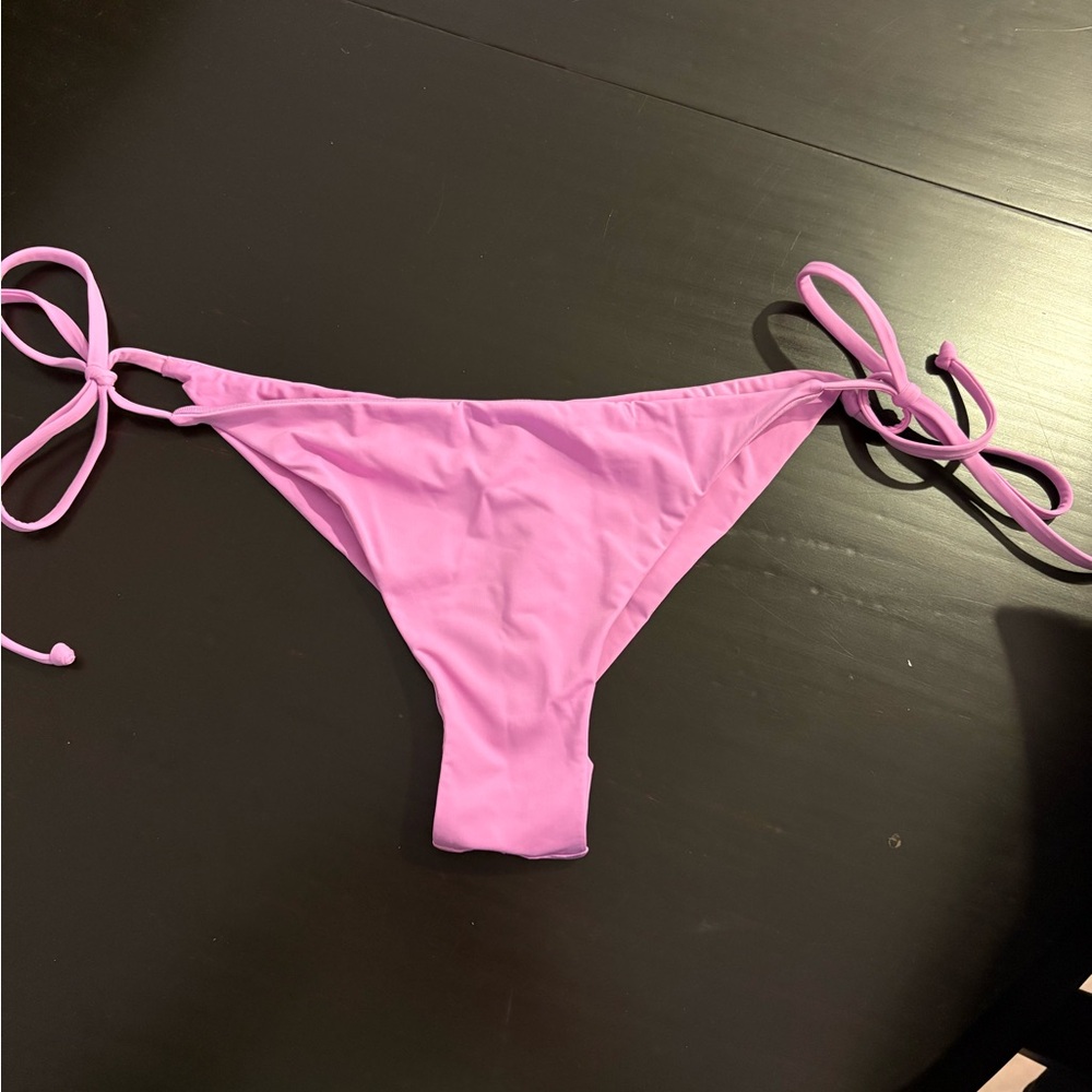 Billabong Sol Searcher Pink Bikini Bottom with Side Ties